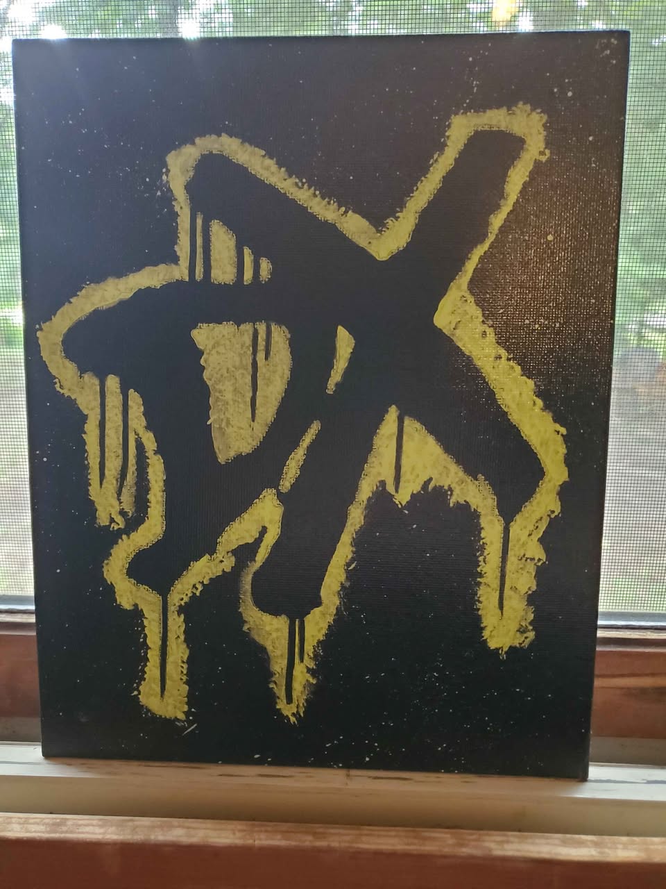 Handpainted DX Degeneration X Wrestling Sign Art