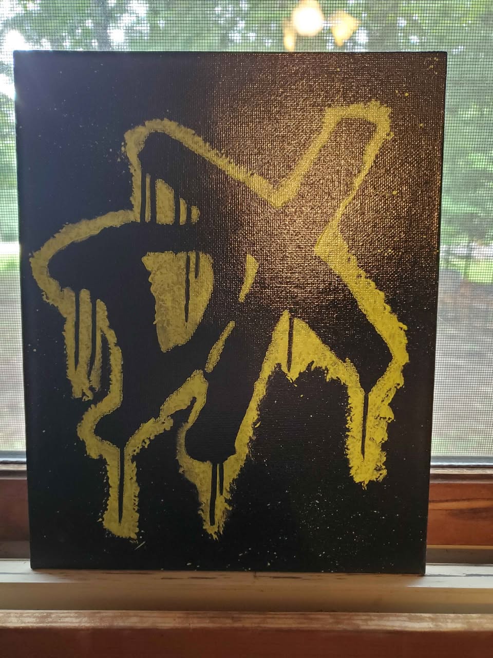 Handpainted DX Degeneration X Wrestling Sign Art