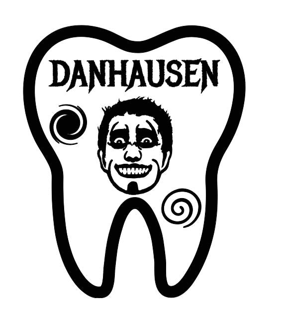 Teeth Danhausen Vinyl Decal Sticker Wrestle Fan