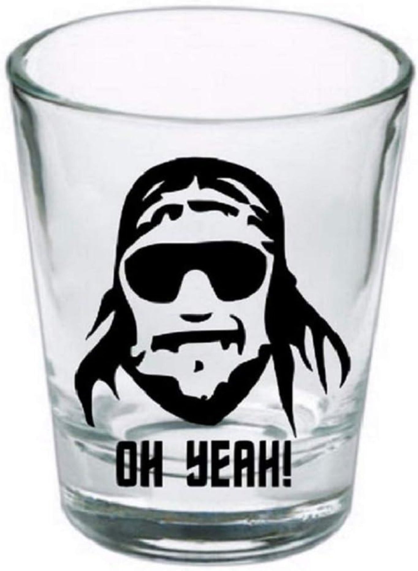 Macho Man Randy Savage Wrestling Shot Glass Barware Home Decor Wrestler Wrestling Fan