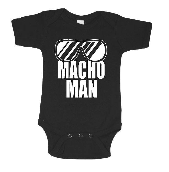 Macho Man Randy Savage Wrestling Childrens Bodysuit Newborn - 24 Months Wrestler Fan