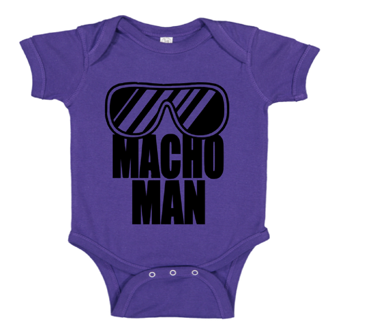 Macho Man Randy Savage Wrestling Childrens Bodysuit Newborn - 24 Months Wrestler Fan
