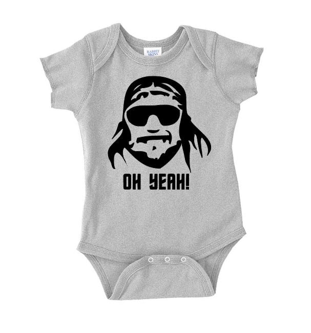 Oh Yeah Macho Man Randy Savage Childrens Bodysuit Newborn - 24 Months Wrestler Fan