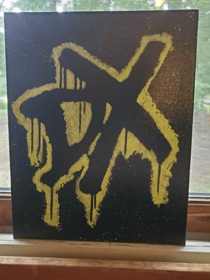 Handpainted DX Degeneration X Wrestling Sign Art