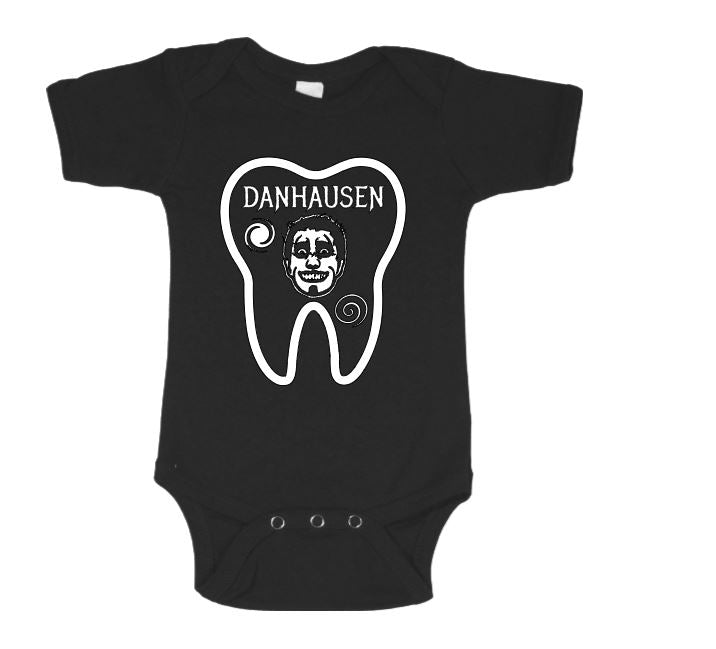 Teeth Danhausen Childrens Bodysuit Newborn - 24 Months Wrestler Fan