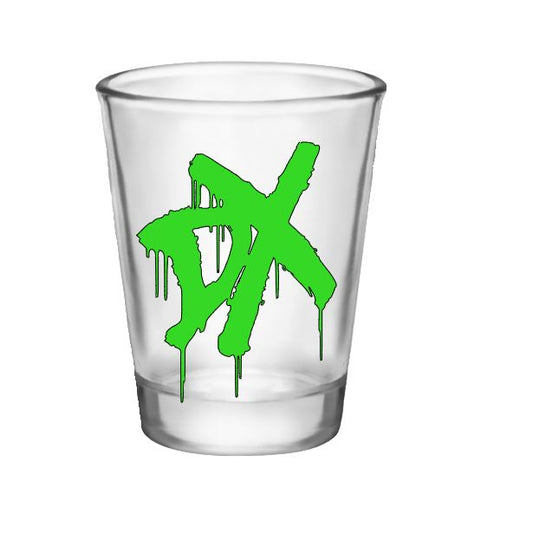 DX Degeneration X Wrestling Shot Glass Barware Home Decor Wrestler Wrestling Fan