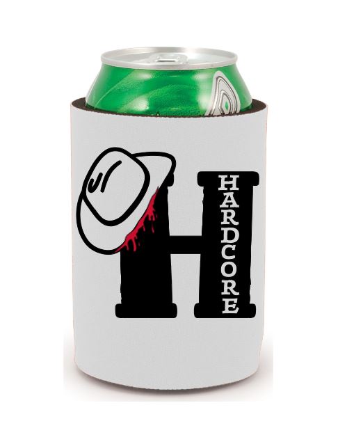 Cowboy Hat Hardcore Hillbilly Wrestling Can Cooler Holder Home Decor Wrestler Fan