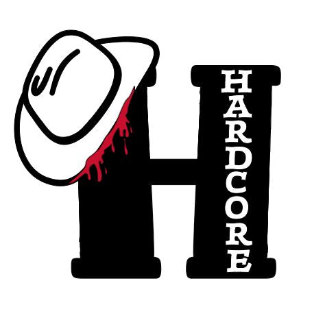 Cowboy Hat Hardcore Hillbilly Wrestling Vinyl Decal Sticker