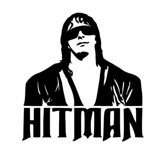 Bret Hart Hitman Wrestling Decal Sticker