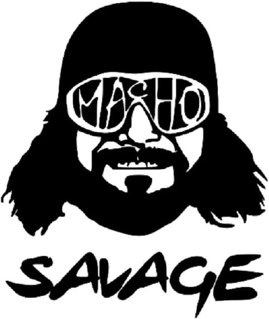 Macho Man Randy Savage Wrestling Decal Sticker