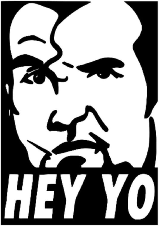 Hey Yo Razor Ramon Wrestling Vinyl Decal Sticker Wrestle Fan