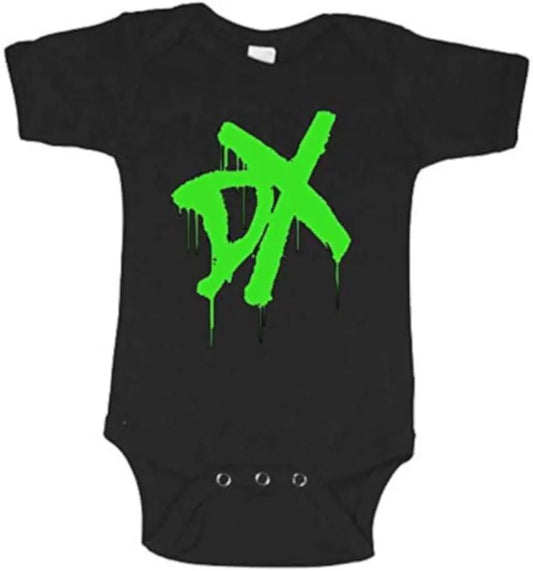 DX Degeneration X Wrestling Childrens Bodysuit Newborn - 24 Months Wrestler Fan