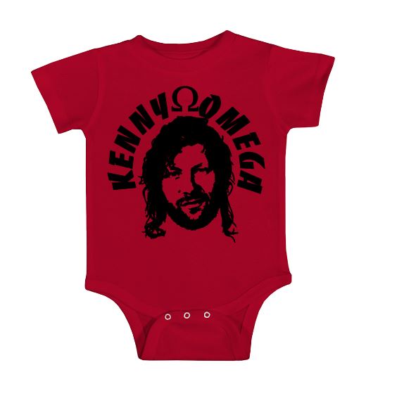 Alpha Kenny Omega Wrestling Childrens Bodysuit Newborn - 24 Months Wrestler Fan