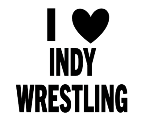 I Love Indy Wrestling Vinyl Decal Sticker Wrestle Fan