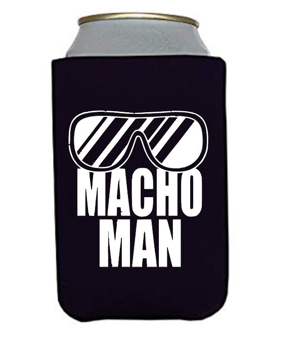 Macho Man Randy Savage Wrestling Can Cooler Holder Home Decor Wrestler Fan