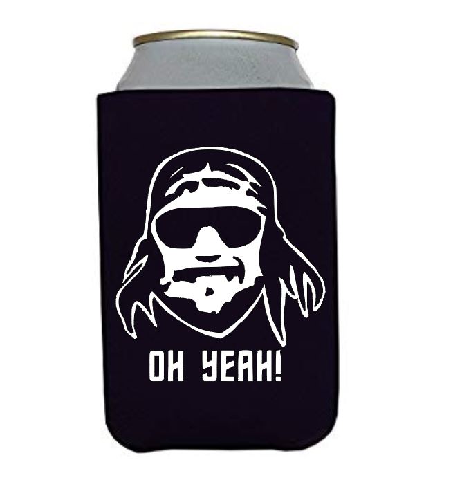 Oh Yeah Macho Man Randy Savage Wrestling Can Cooler Holder Home Decor Wrestler Fan
