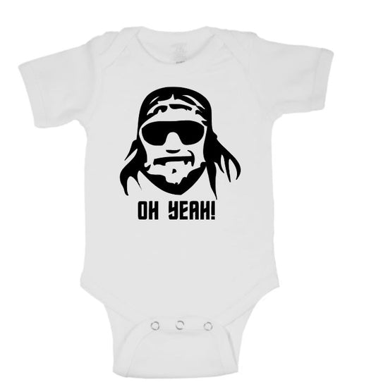 Oh Yeah Macho Man Randy Savage Childrens Bodysuit Newborn - 24 Months Wrestler Fan