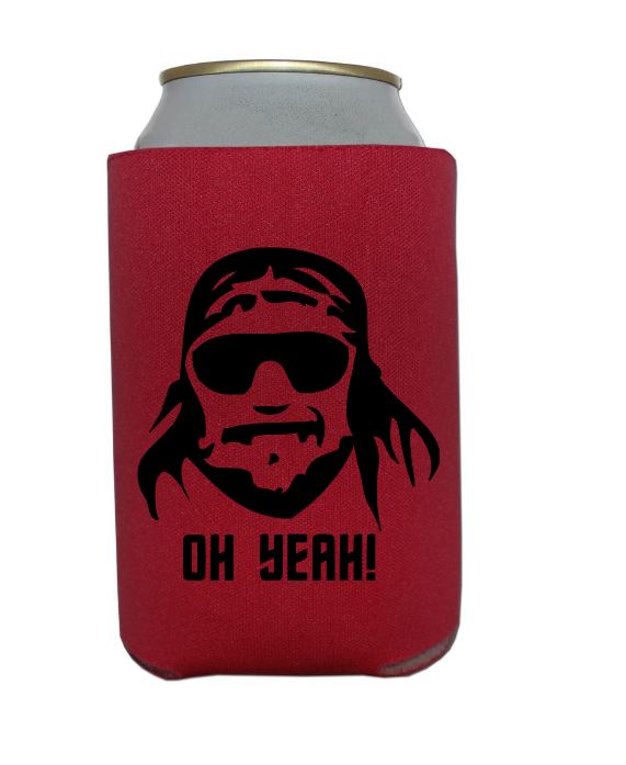 Oh Yeah Macho Man Randy Savage Wrestling Can Cooler Holder Home Decor Wrestler Fan