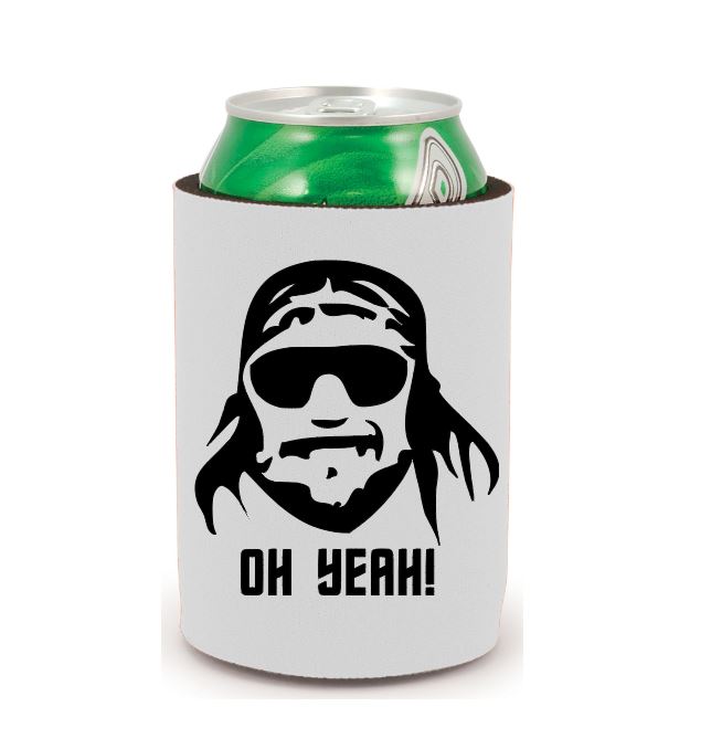 Oh Yeah Macho Man Randy Savage Wrestling Can Cooler Holder Home Decor Wrestler Fan