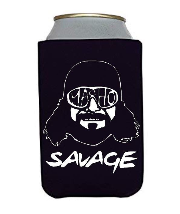 Macho Man Randy Savage Wrestling Can Cooler Holder Home Decor Wrestler Fan