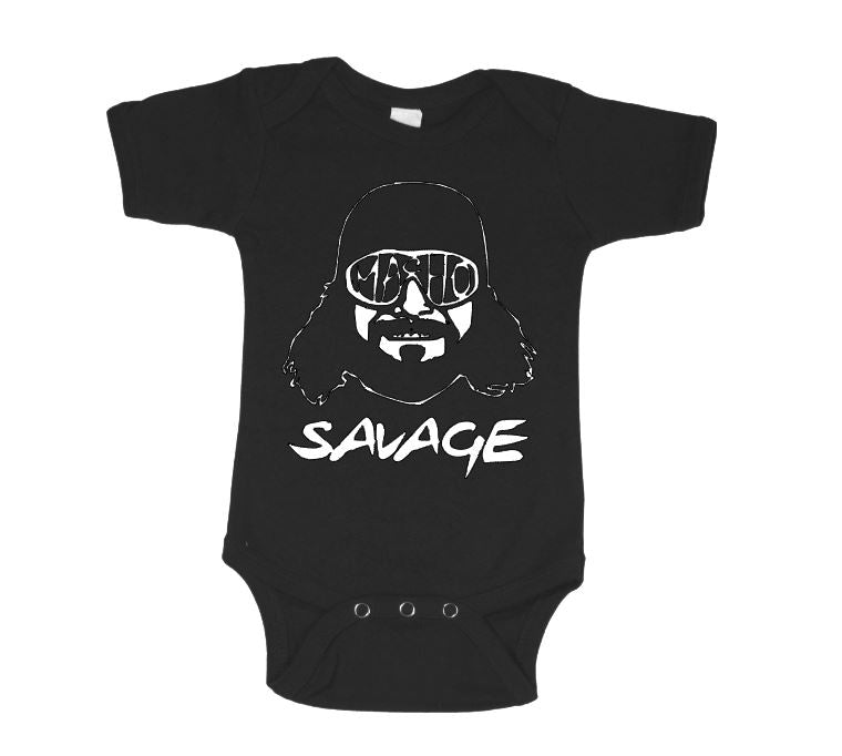 Macho Man Randy Savage Wrestling Childrens Bodysuit Newborn - 24 Months Wrestler Fan