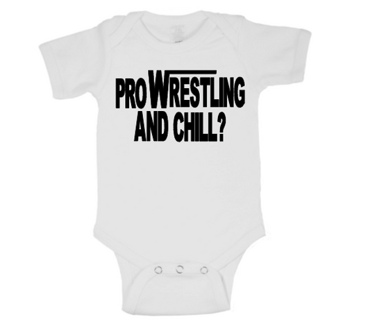 Pro Wrestling and Chill Childrens Bodysuit Newborn - 24 Months Wrestler Fan